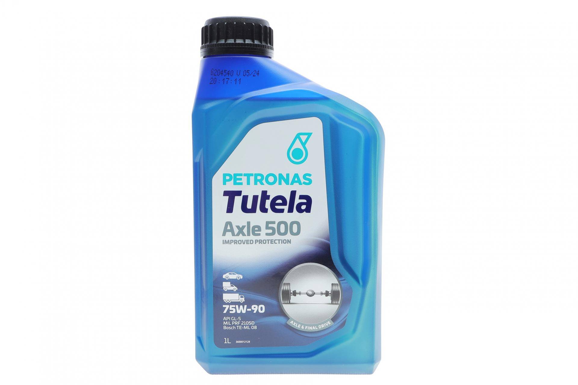Олива 75W90 TUTELA AXLE 500 (1L) (MIL PRF 2105D) (API GL-5) (заміна на 76631M12EU)