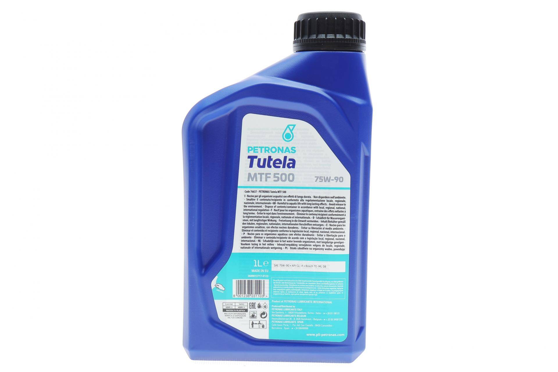 Олива 75W90 TUTELA MTF 500 (1L) (ZF TE-ML 08) (API GL-4)