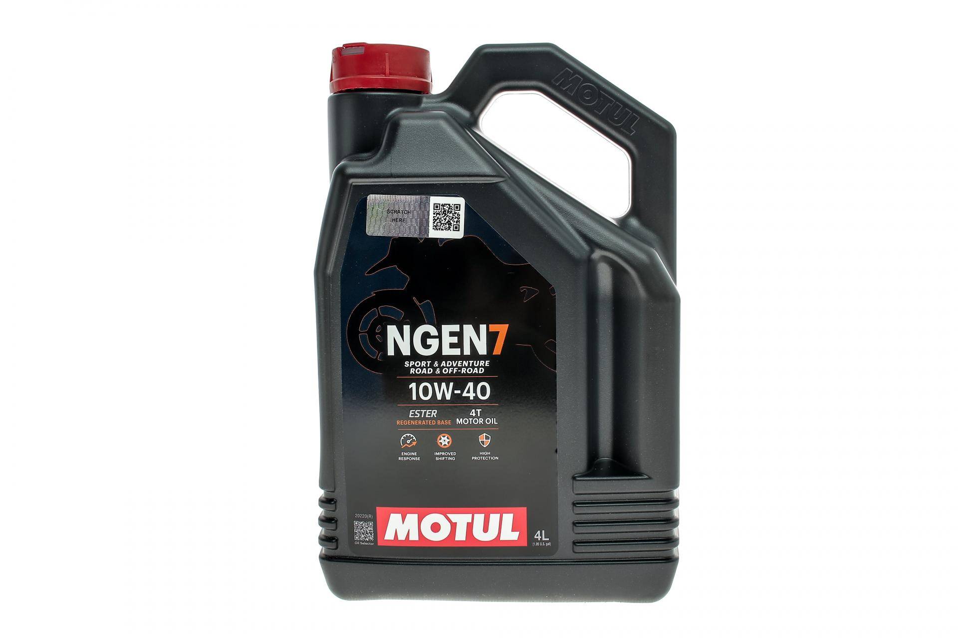 Олива 10W40 NGEN 7 4T (4L) ( API SP/JASO MA2) (111836)