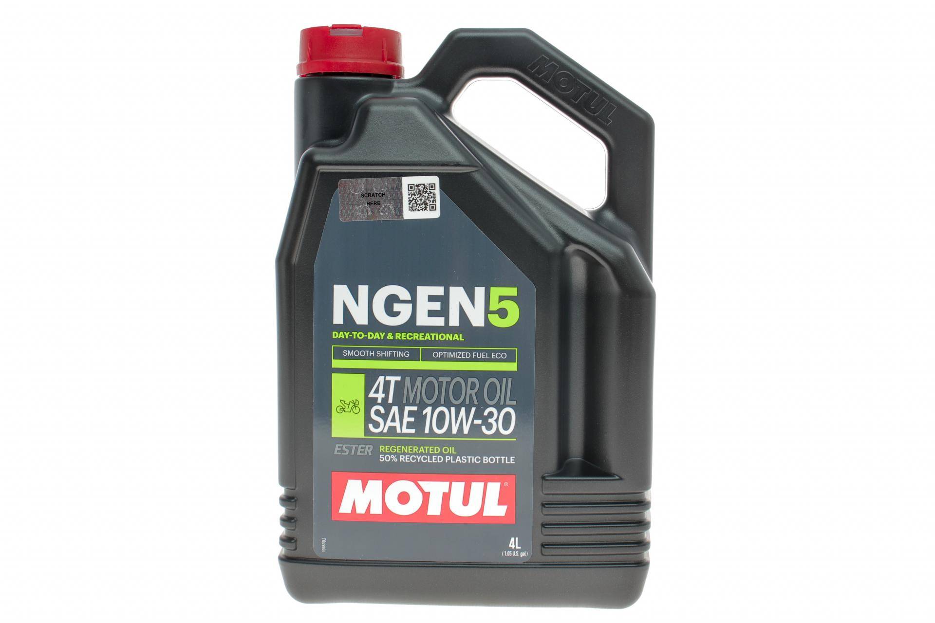 Олива 10W30 NGEN 5 4T (4L) (API SP/JASO MA2) (111828)