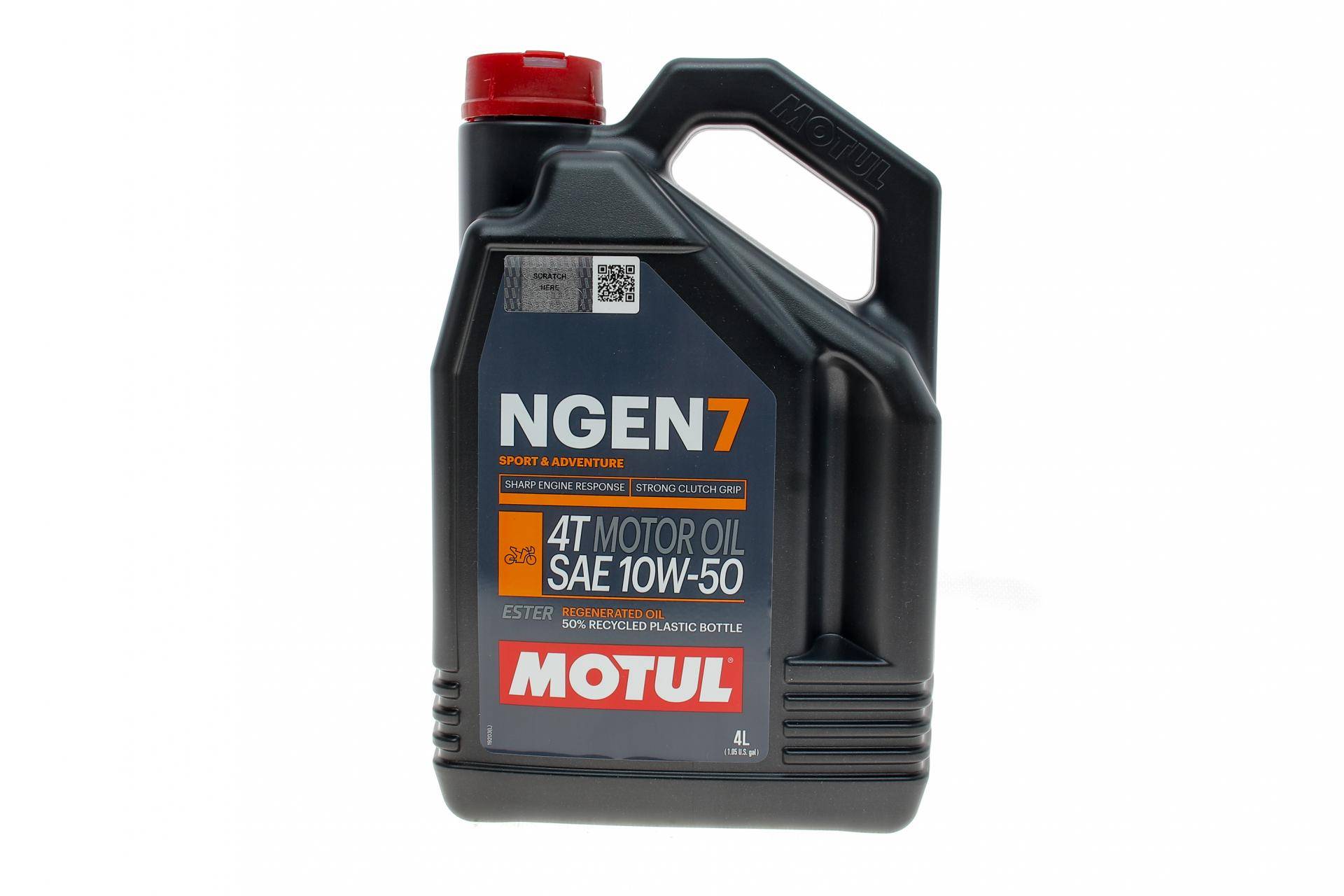 Олива 10W50 NGEN 7 4T (4L) ( API SP/JASO MA2) (111823)