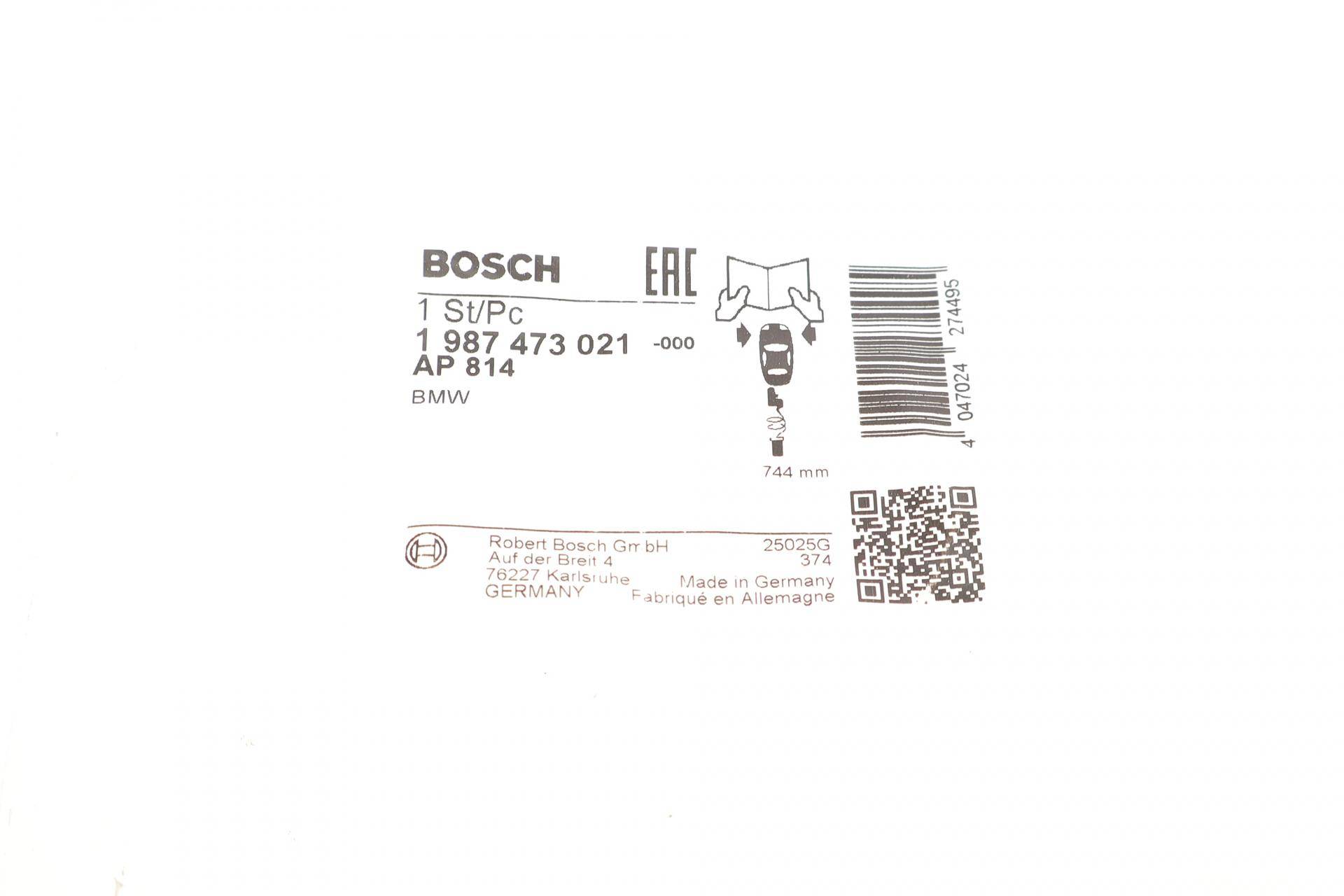 Датчик зносу гальмівних колодок (передніх) BMW X3 (E83) 3.0sd 06-08 (L=744mm)