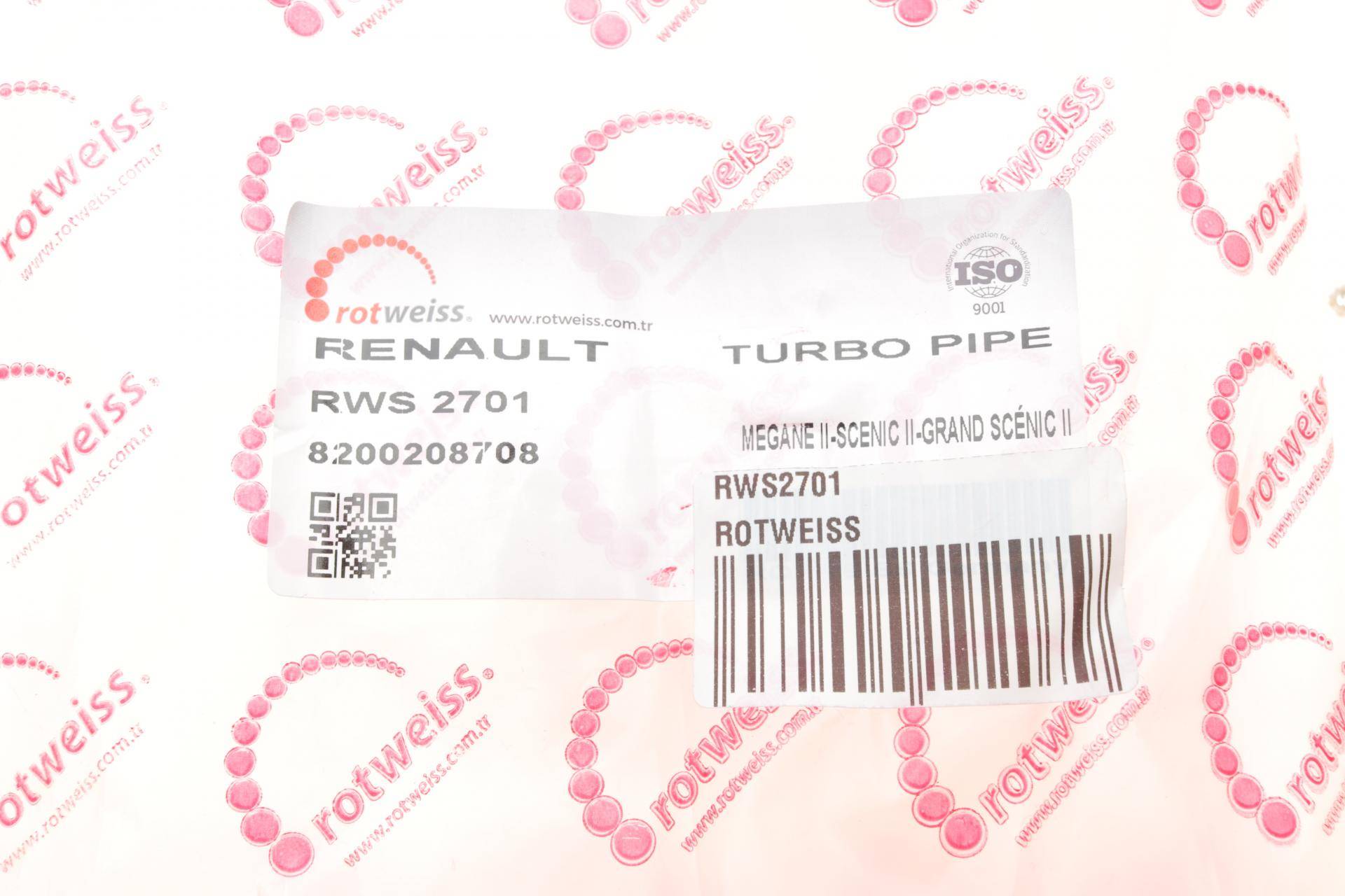 Патрубок інтеркулера Renault Megane II/Scenic II 1.5dCi 03-