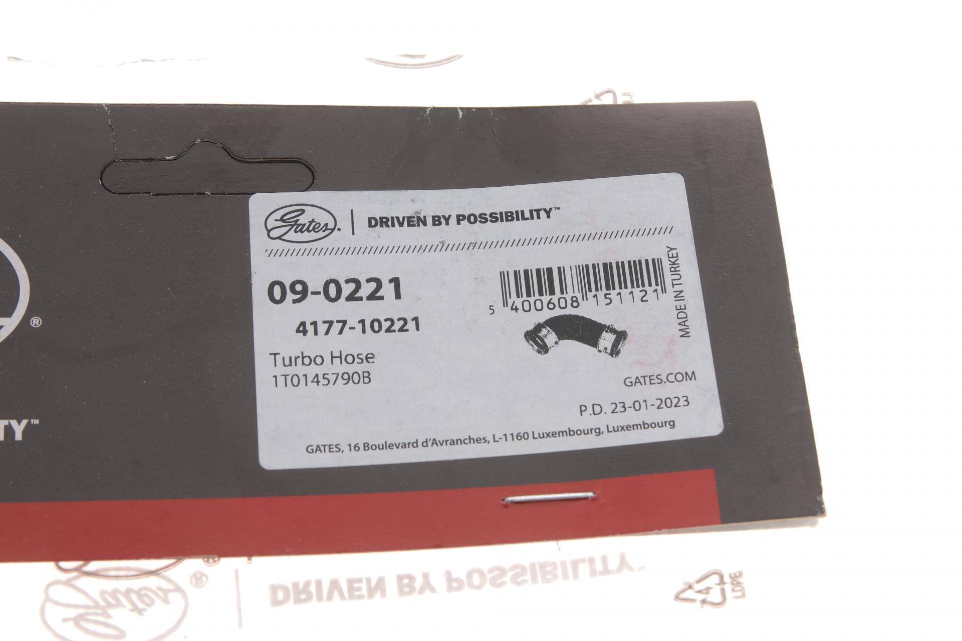 Патрубок інтеркулера (задній) (R) VW Caddy 1.9TDI 03-