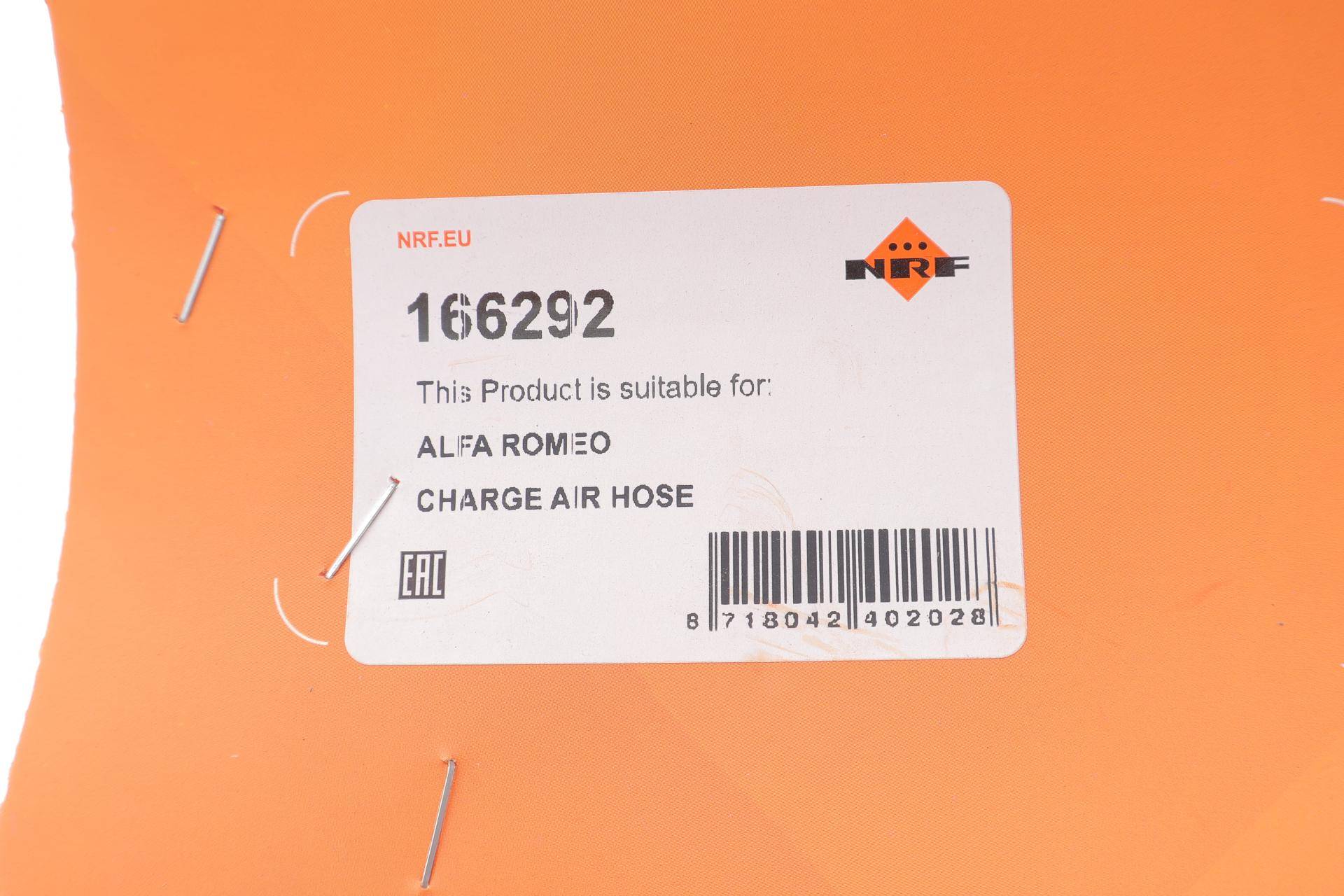 Патрубок інтеркулера Alfa Romeo 147/GT 1.9 JTD 02-10