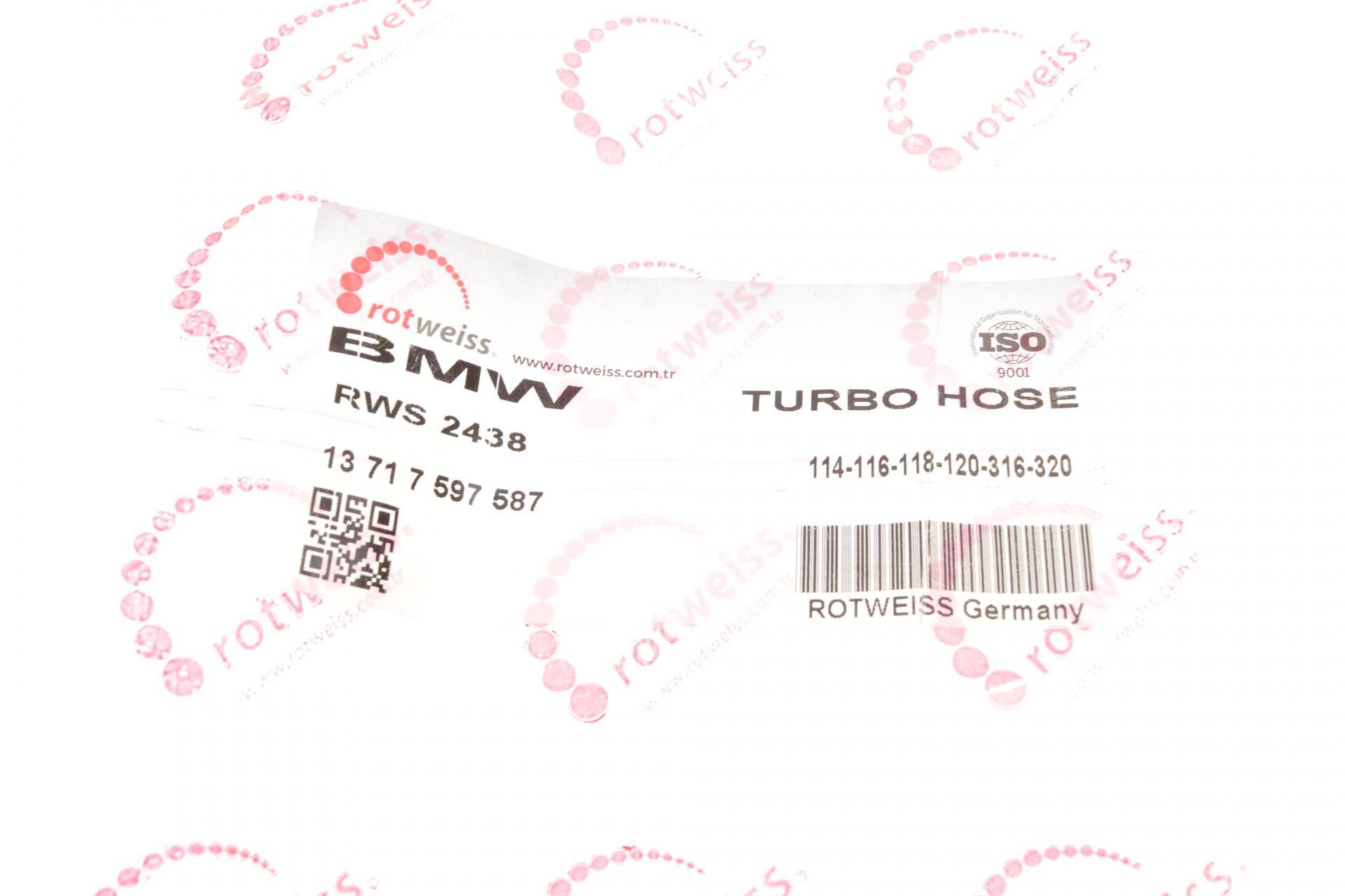 Патрубок інтеркулера BMW 1 (F20/F21) 11- N13