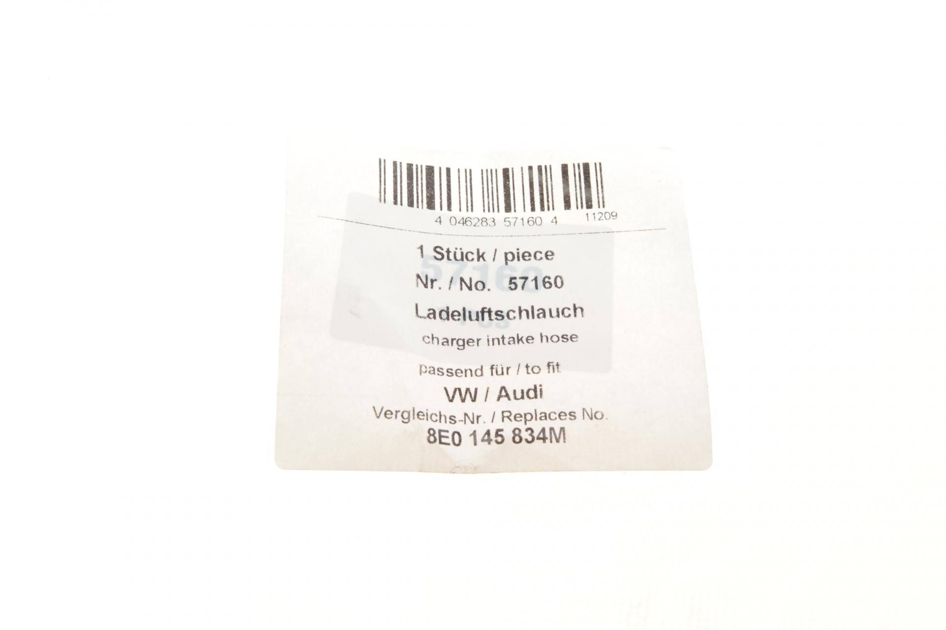 Патрубок інтеркулера Audi A4/A6 1.9TDI 00-05