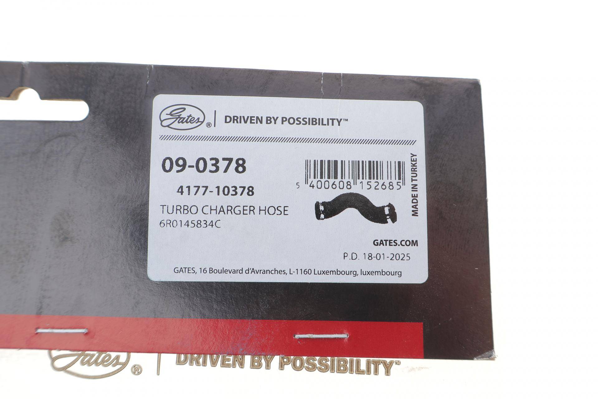 Патрубок інтеркулера Skoda Fabia/VW Polo 1.2 TDI 09-