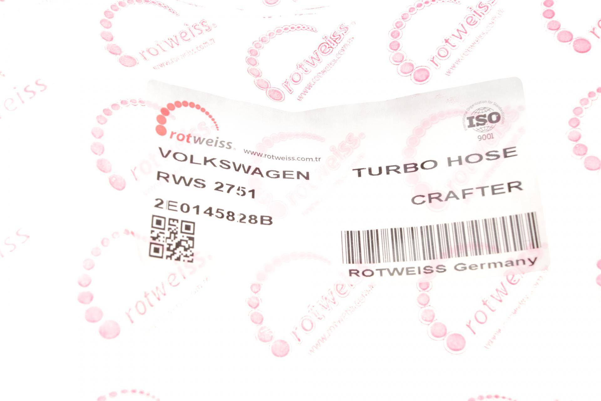 Патрубок інтеркулера (L) VW Crafter (30-35) 2.0TDI 11-16