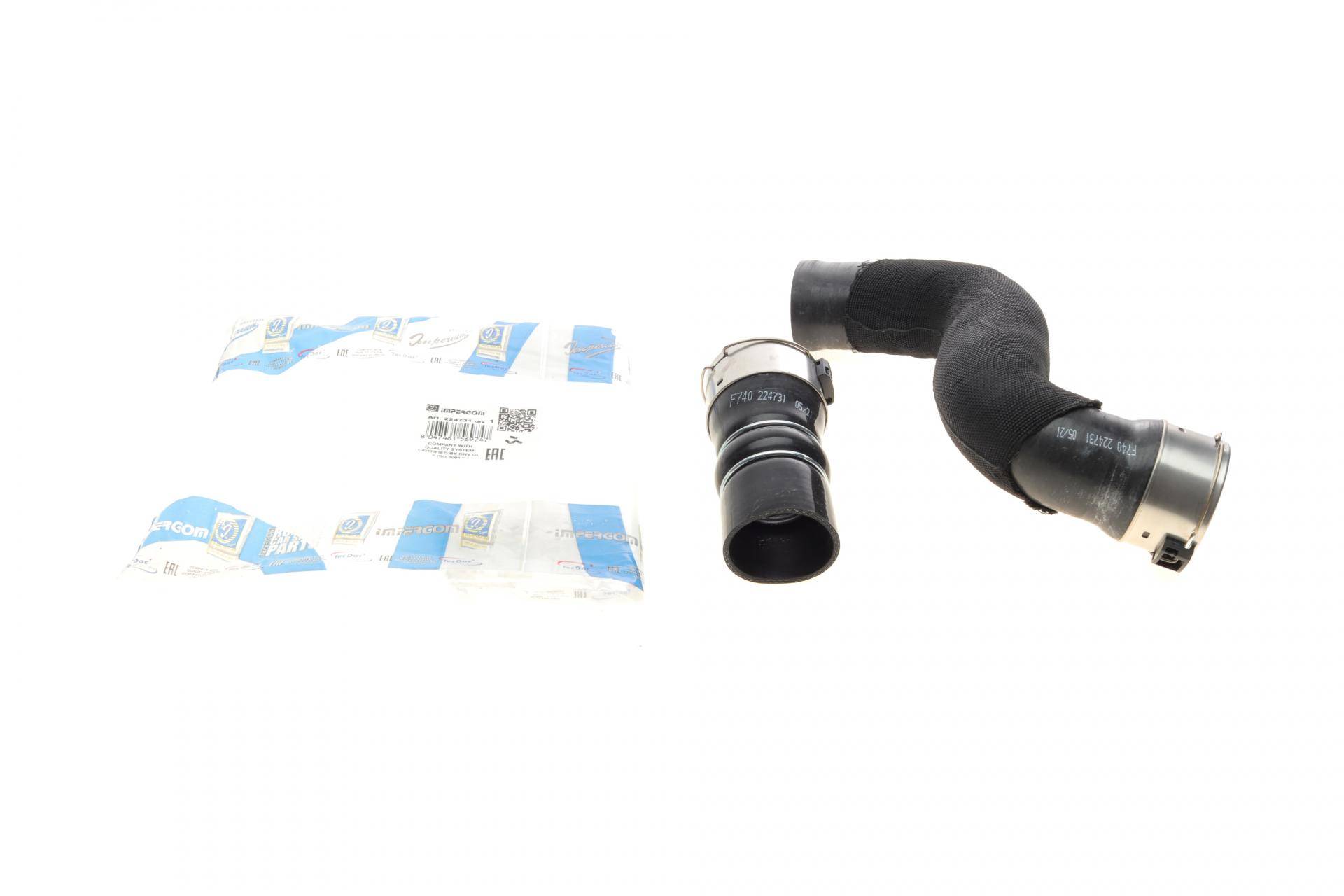 Патрубок інтеркулера Renault Megane III 1.5 dCi 08- (к-кт 2 шт)