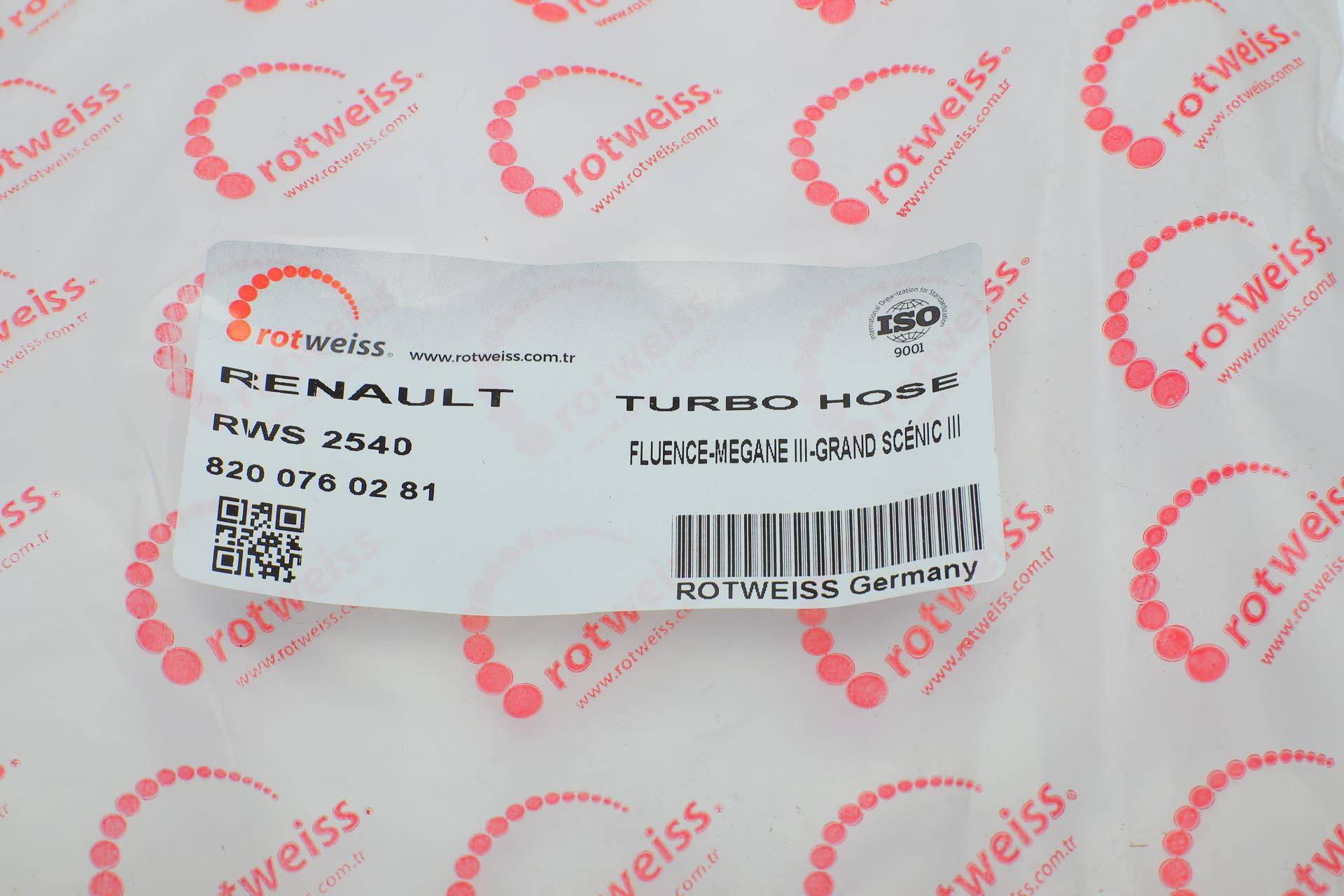 Патрубок інтеркулера Renault Megane III 1.5 dCi 08-