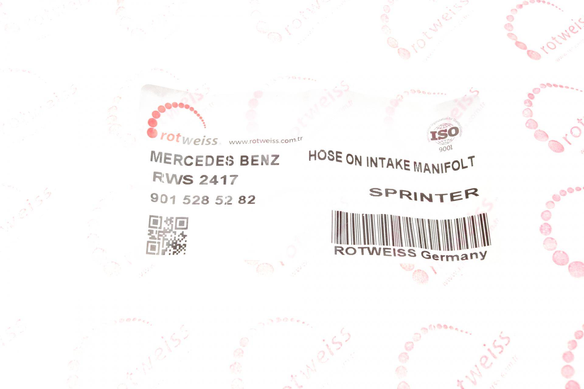 Патрубок інтеркулера (нижній) MB Sprinter 2.2-2.7CDI 00-06 (OM611/612/647)
