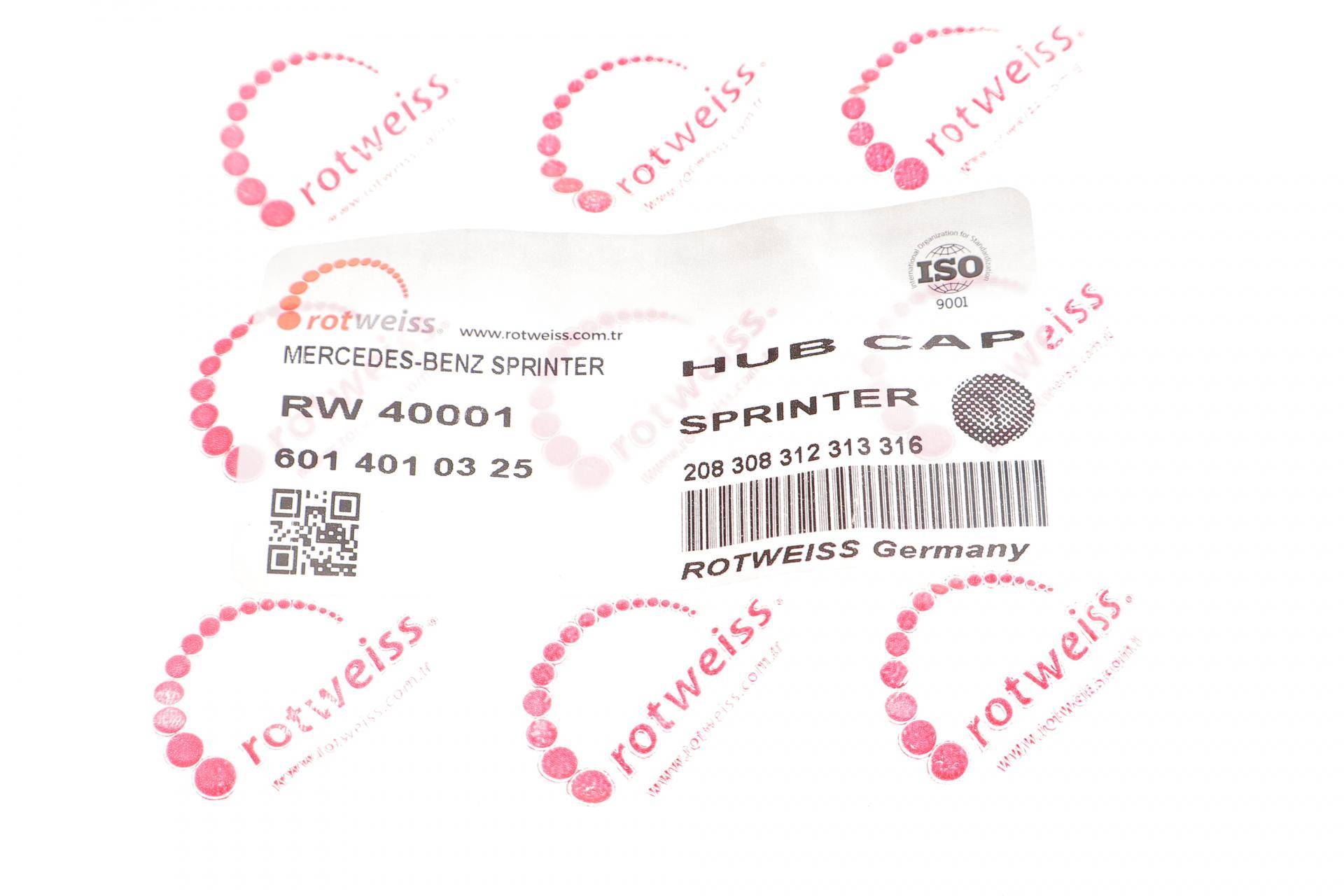 Ковпак диска колісного MB Sprinter 208-316 96- (ROTWEISS)