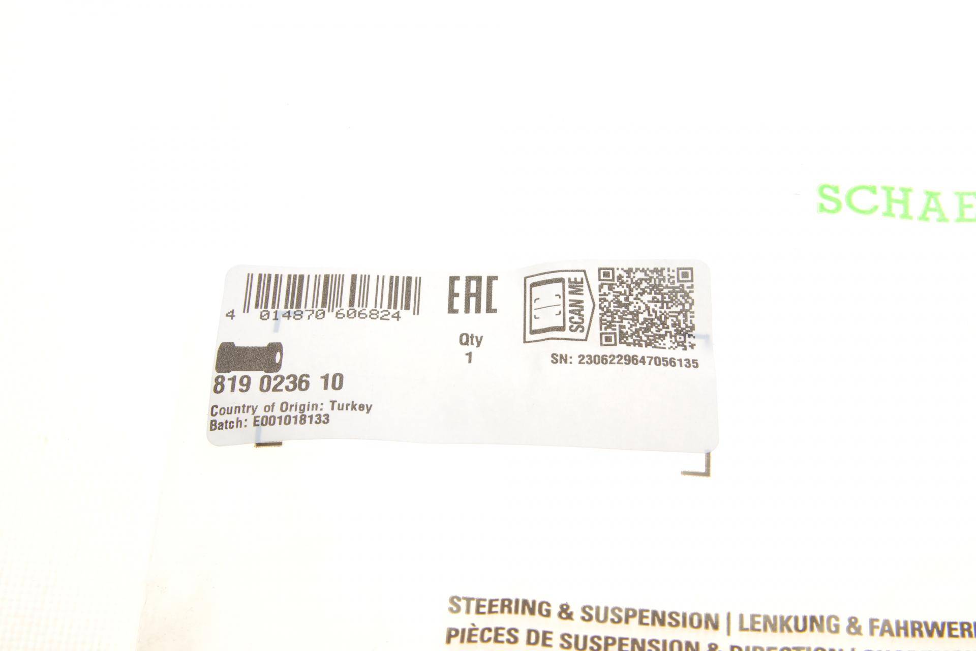 Втулка стабілізатора (переднього) MB Sprinter (B901-B903) 96-06, (d=21.3mm)