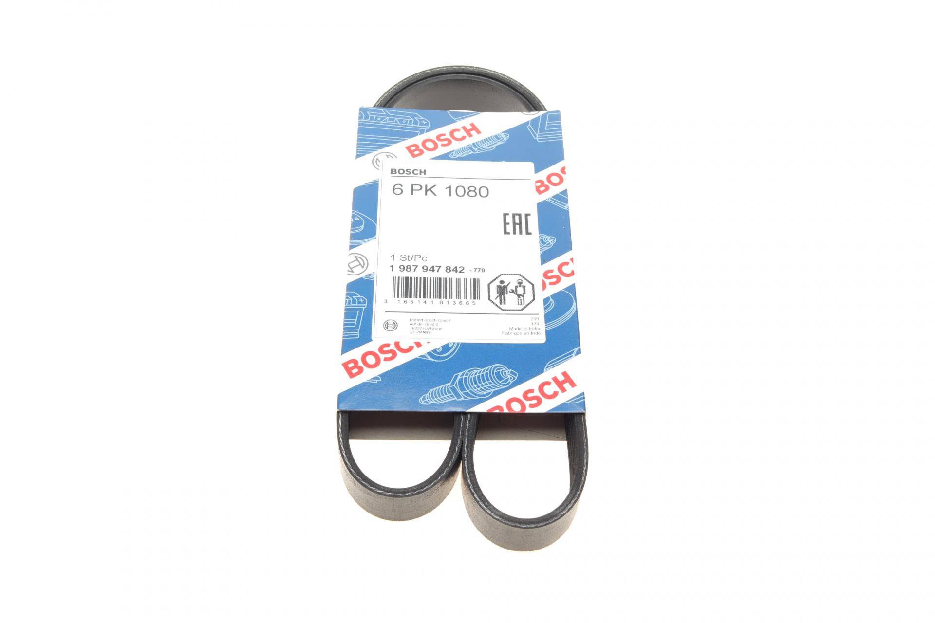 Ремінь генератора VW Crafter 2.0TDI 11-16/Golf 1.4/1.6 97-05/Audi A1/A2/A4 1.4-2.0 01-18 (6PK1080)