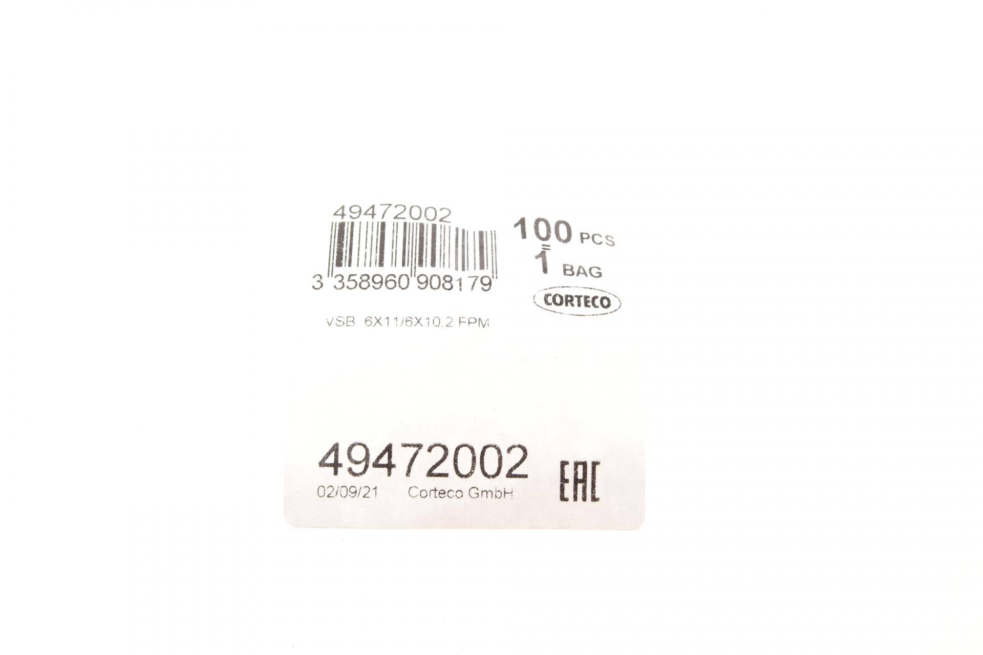 Сальник клапана (впуск/випуск) Mitsubishi Carisma/Galant/Lancer/Outlander 1.6/1.8/2.0/2.4 03-