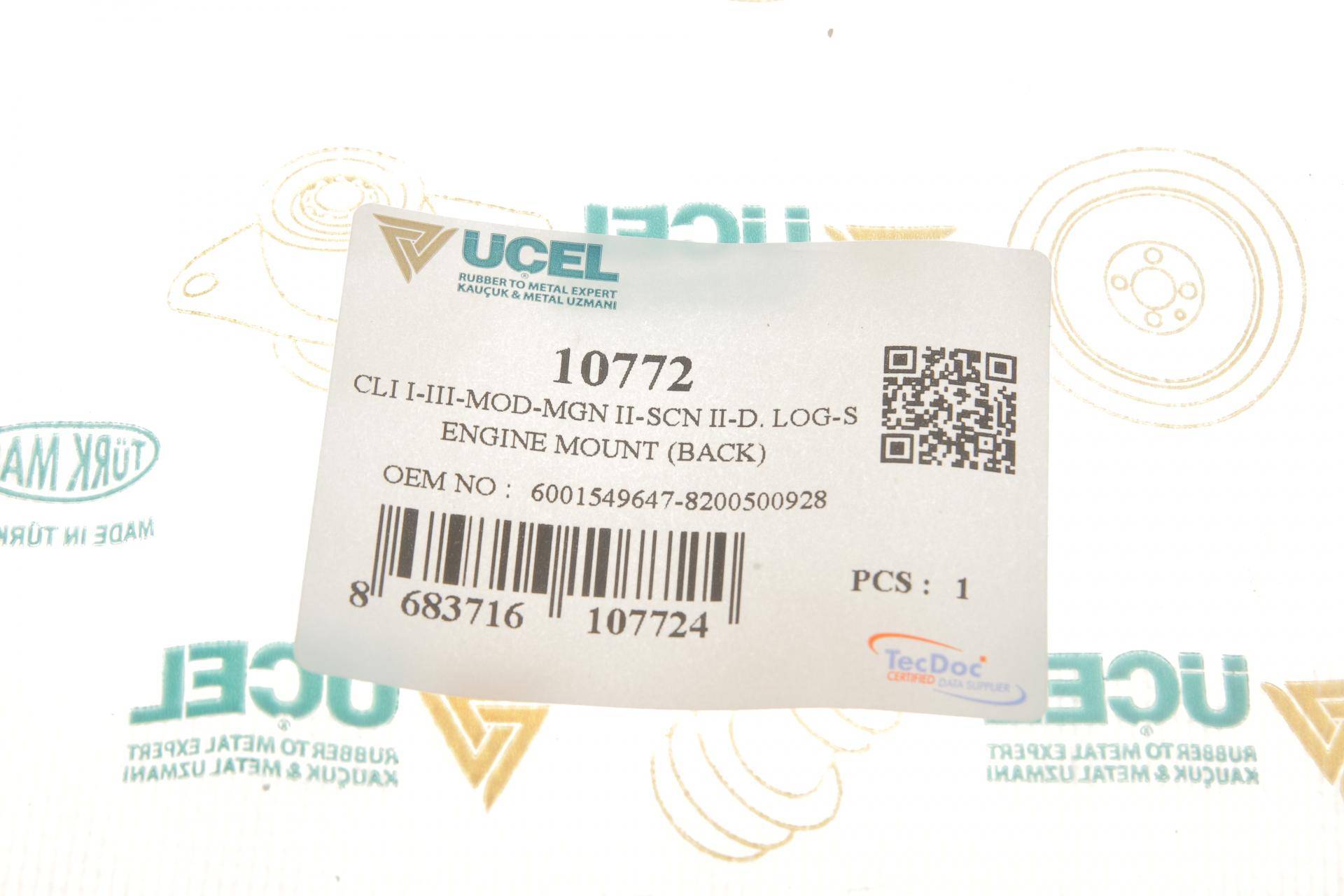 Подушка двигуна (задня) Renault Megane II/Kangoo 1.2-1.6 02-