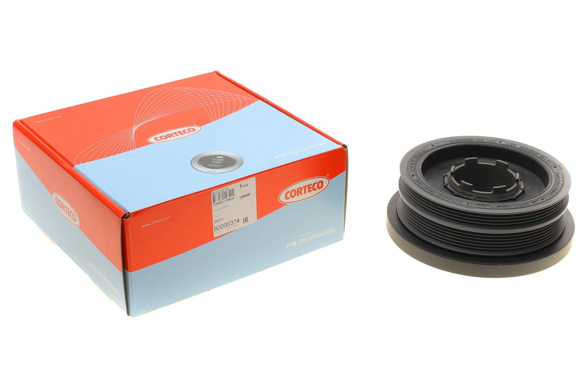 Шків колінвалу BMW 1/3/5/X3 2.0D 02- (4PK+6PK)