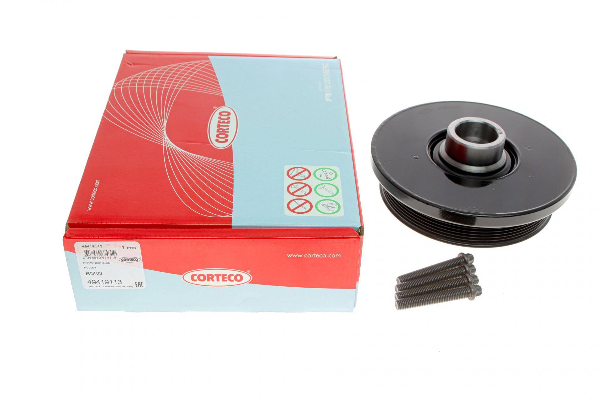 Шків колінвалу BMW 5 (F10/F07/F11)/7 (F01/F02/F03/F04)/X5 (E70)/X6 (E71/E72) 3.0D 08-14 (7PK) N57
