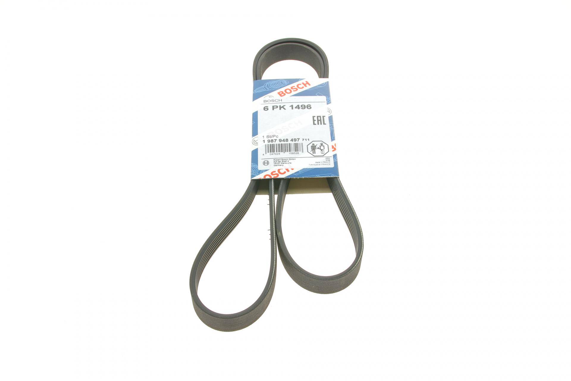 Ремінь генератора Mitsubishi L200 2.5DI-D 05-15 (6PK1496)