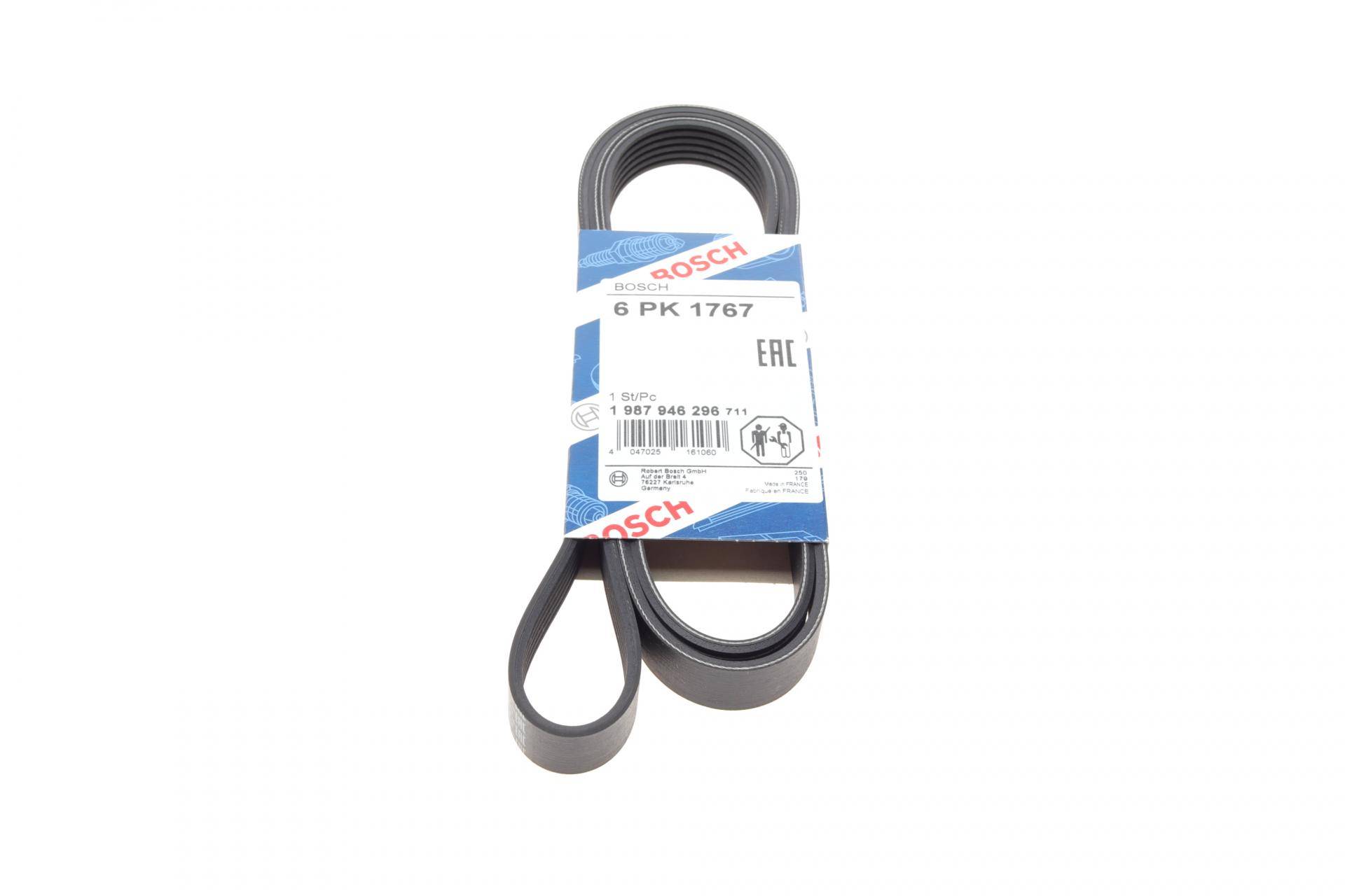 Ремінь генератора VW T4 2.4D/2.5TDI 90-03/Ford Fiesta 1.25-1.6 95-02 (6PK1767)