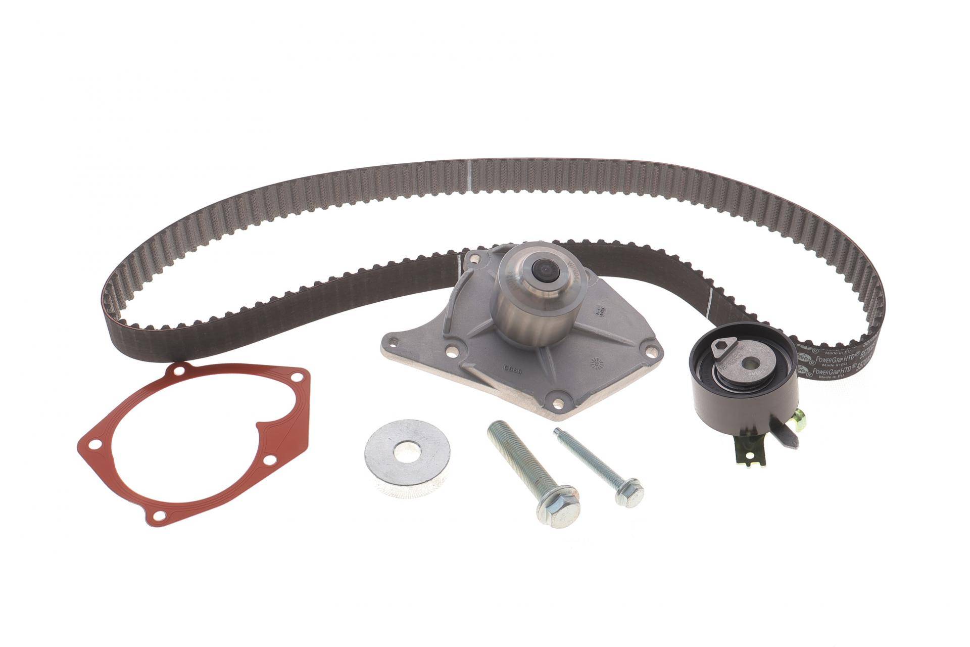 Комплект ГРМ + помпа Renault Kangoo 1.5dCi 01- (123x27) (помпа 65505)