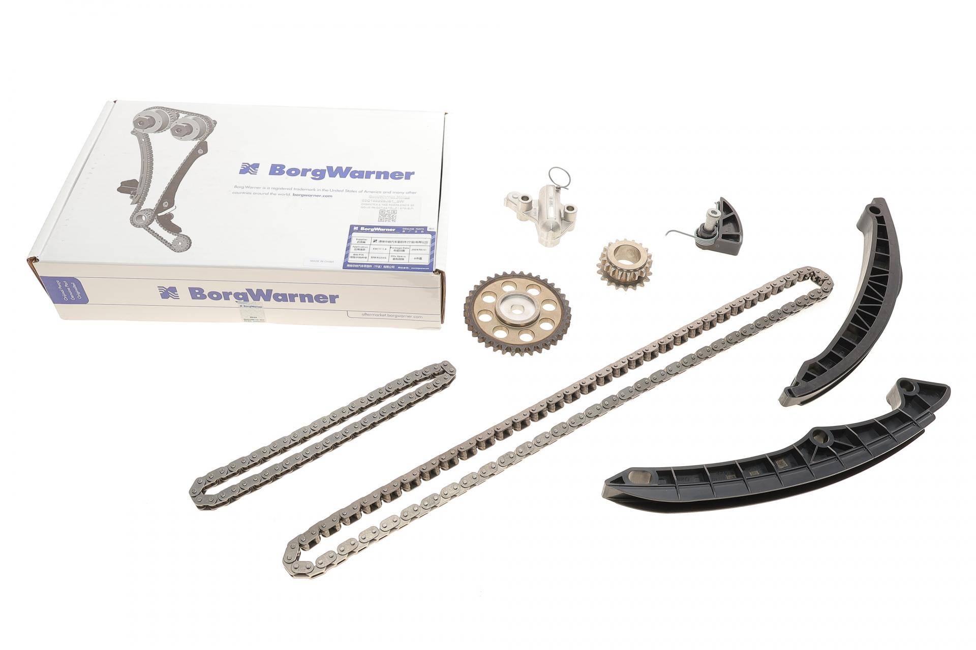 Комплект ланцюга ГРМ VW Golf V/VI/Passat 1.4TSI 07-14 (BorgWarner)