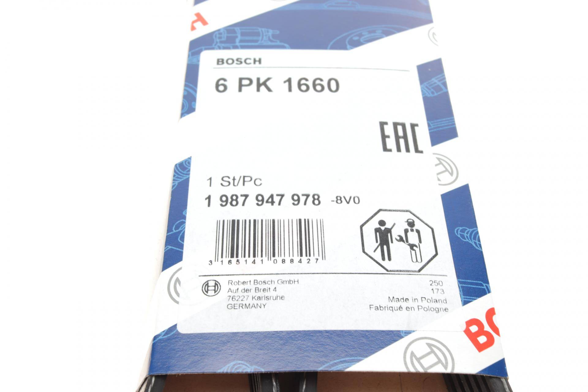 Ремінь генератора Fiat Scudo/Citroen Berlingo/VW Golf IV 1.8/1.9TDI 97- (6PK1660)