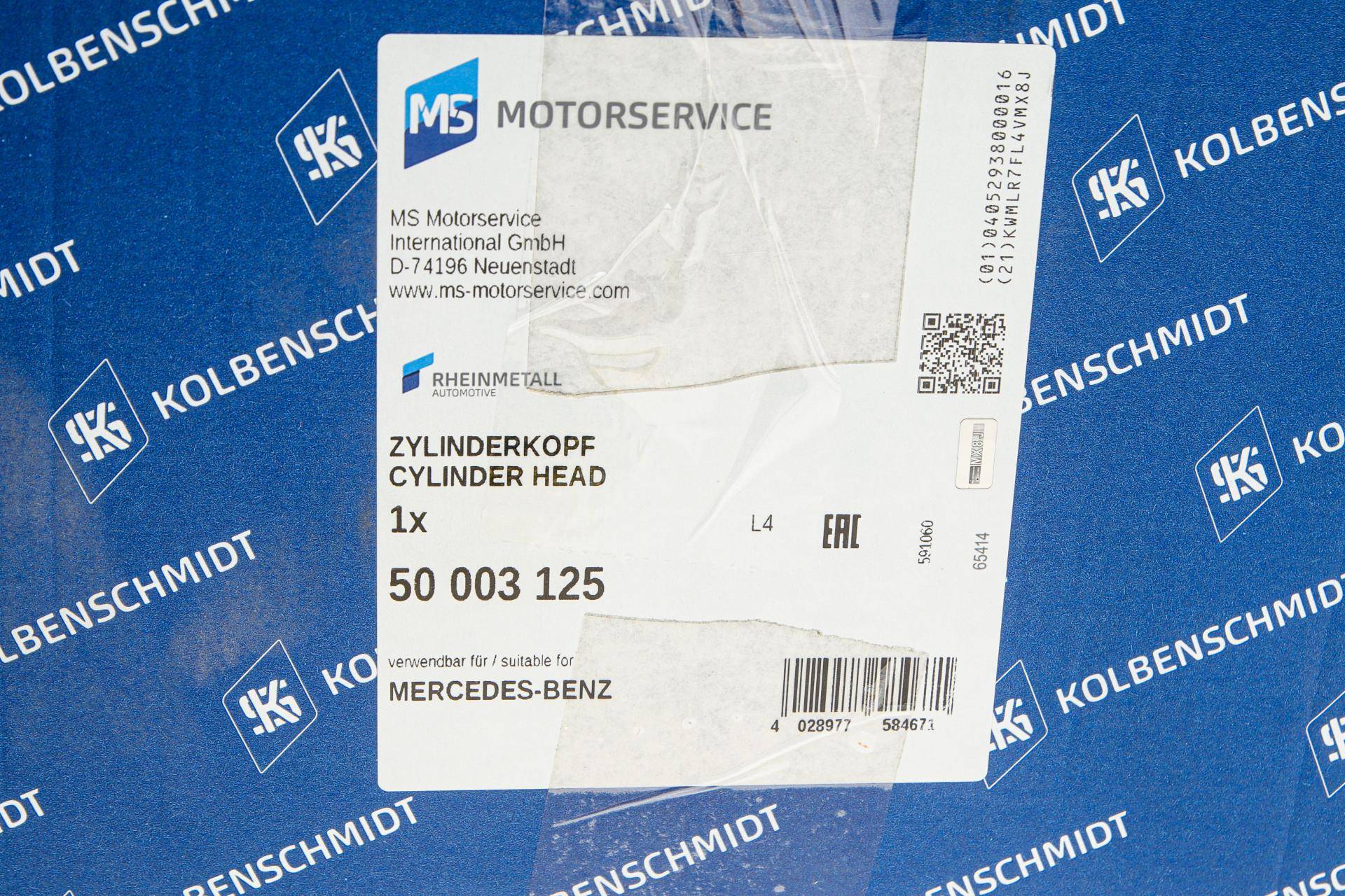 Головка блоку циліндрів MB Sprinter 2.7CDI OM612