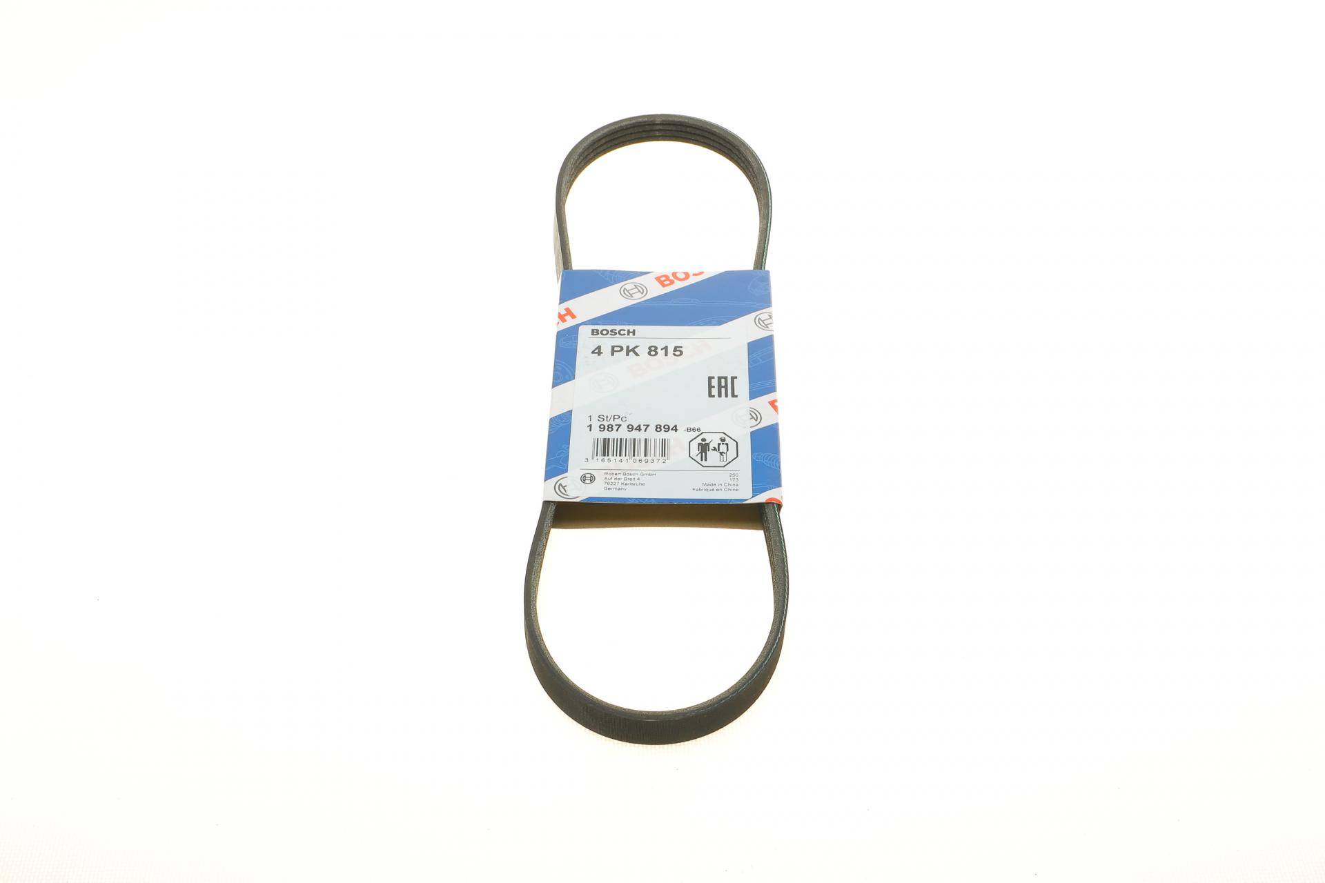 Ремінь генератора поліклиновий Nissan Primera 93-01/Peugeot 205/309 85-98/Hyundai Accent 1.1-1.6 95-10 (4PK815)