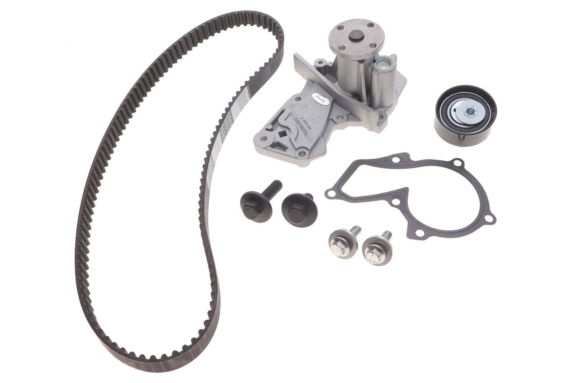 Комплект ГРМ + помпа Ford Mondeo 1.6Ti-VCT 07-14/Focus 1.4/1.6i 04-12/Fusion 1.2-1.6 02-12 (22x117z)