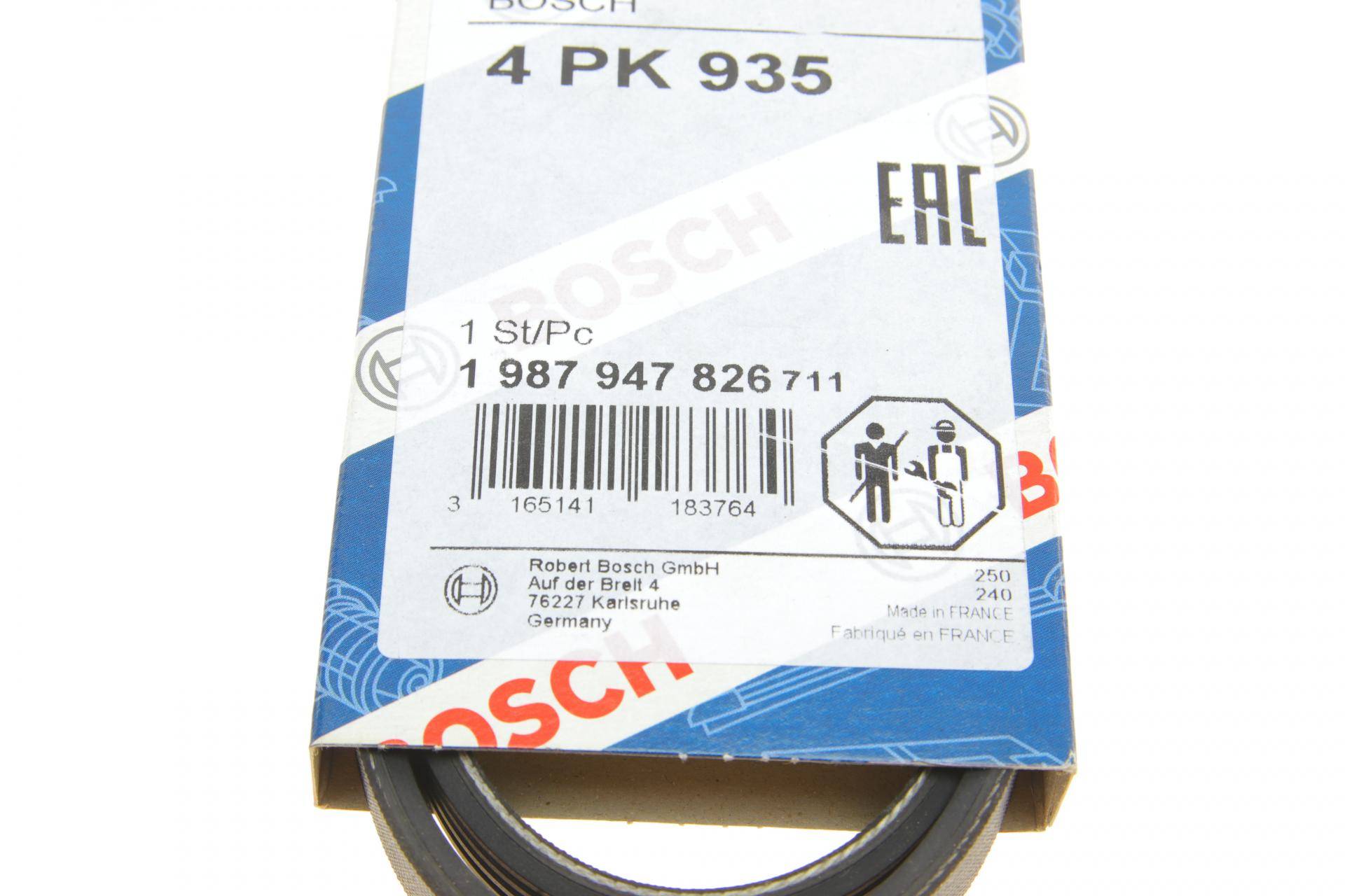 Ремінь генератора Mitsubishi Galant 1.8/2.0 87-03/Toyota Hilux 2.4 97-05 (4PK935)