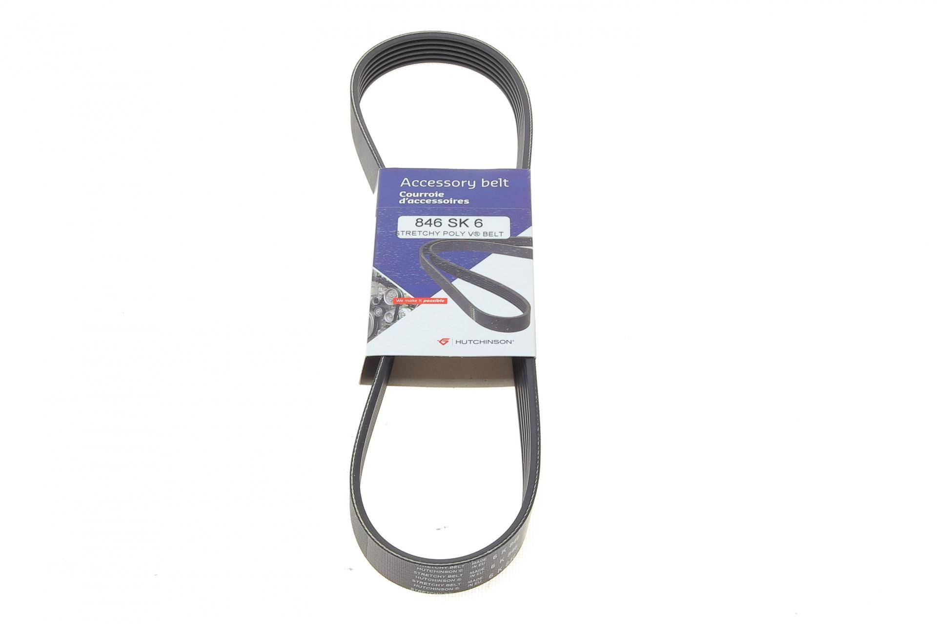 Ремінь генератора Ford Fiesta 1.3 96-03/Opel Movano 2.5D 98-00(6PK864)