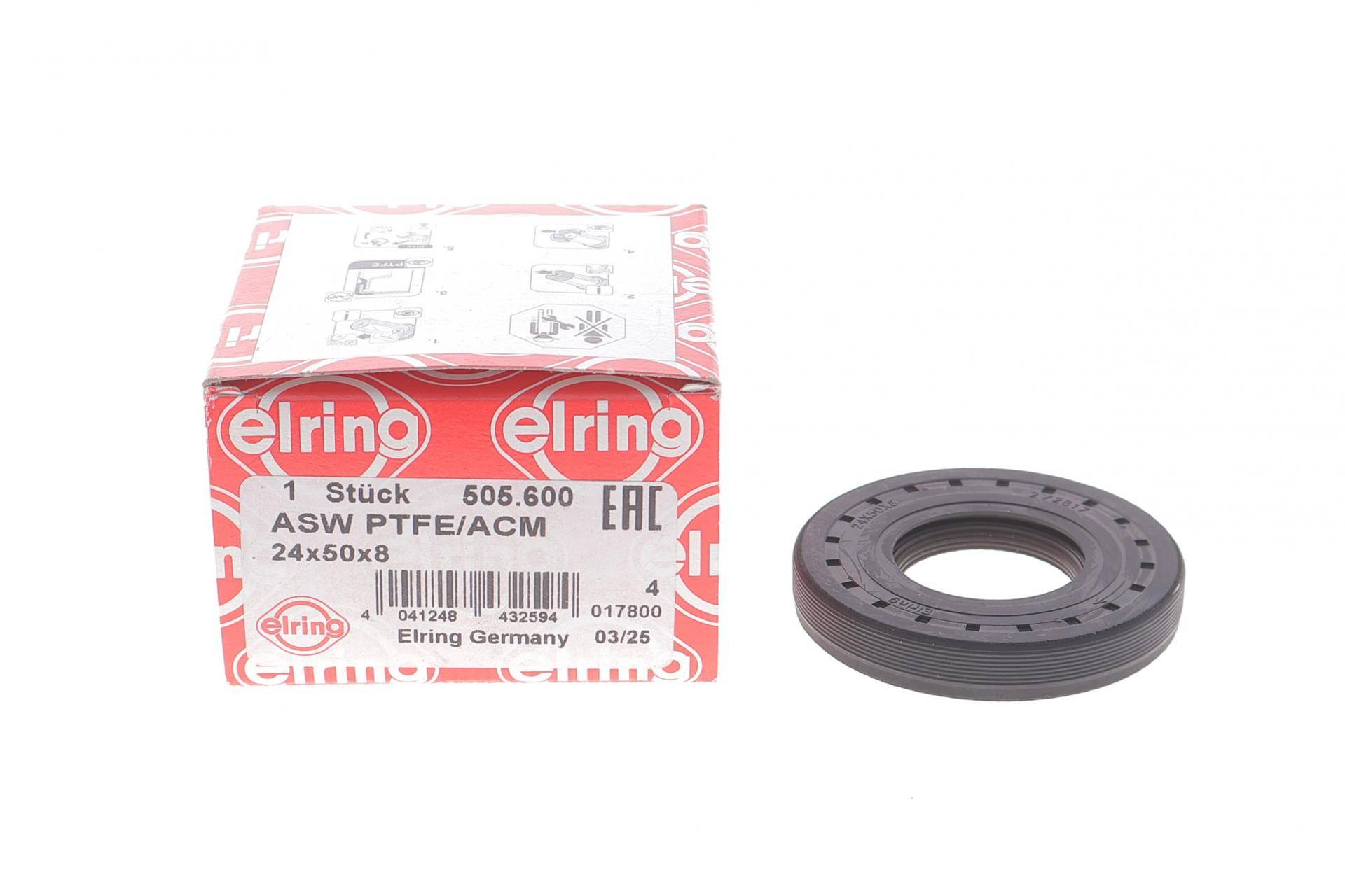 Сальник розподільного валу (передній) Citroen C2/C3/C4/ Peugeot 206/207/307 1.4 16V 03- (24x50x8) R