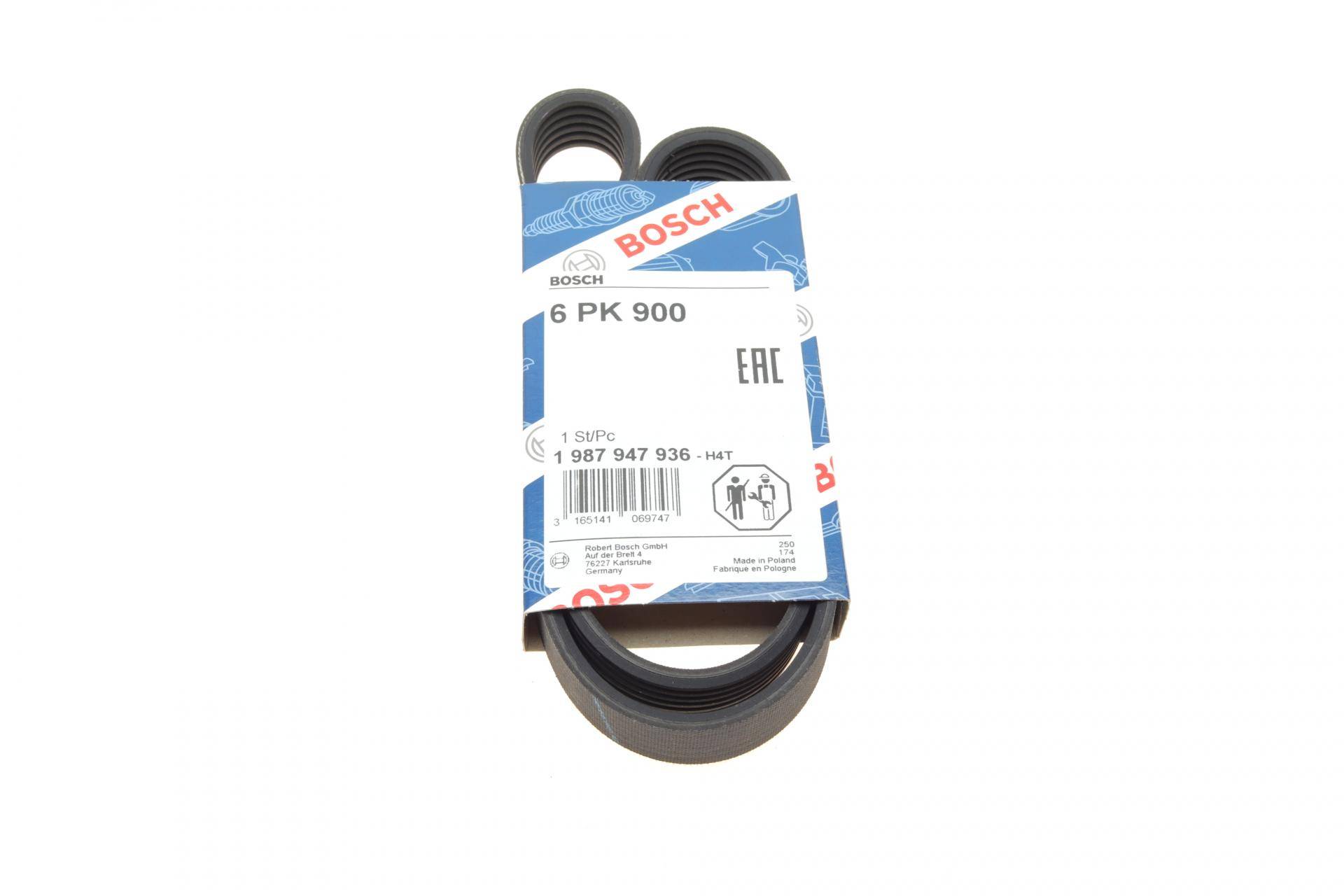 Ремінь генератора VW Caddy/Golf/Skoda Octavia 1.6/2.0 04-15/Fiat Ducato 2.5TDI 94-02/Scudo 1.6 96-06