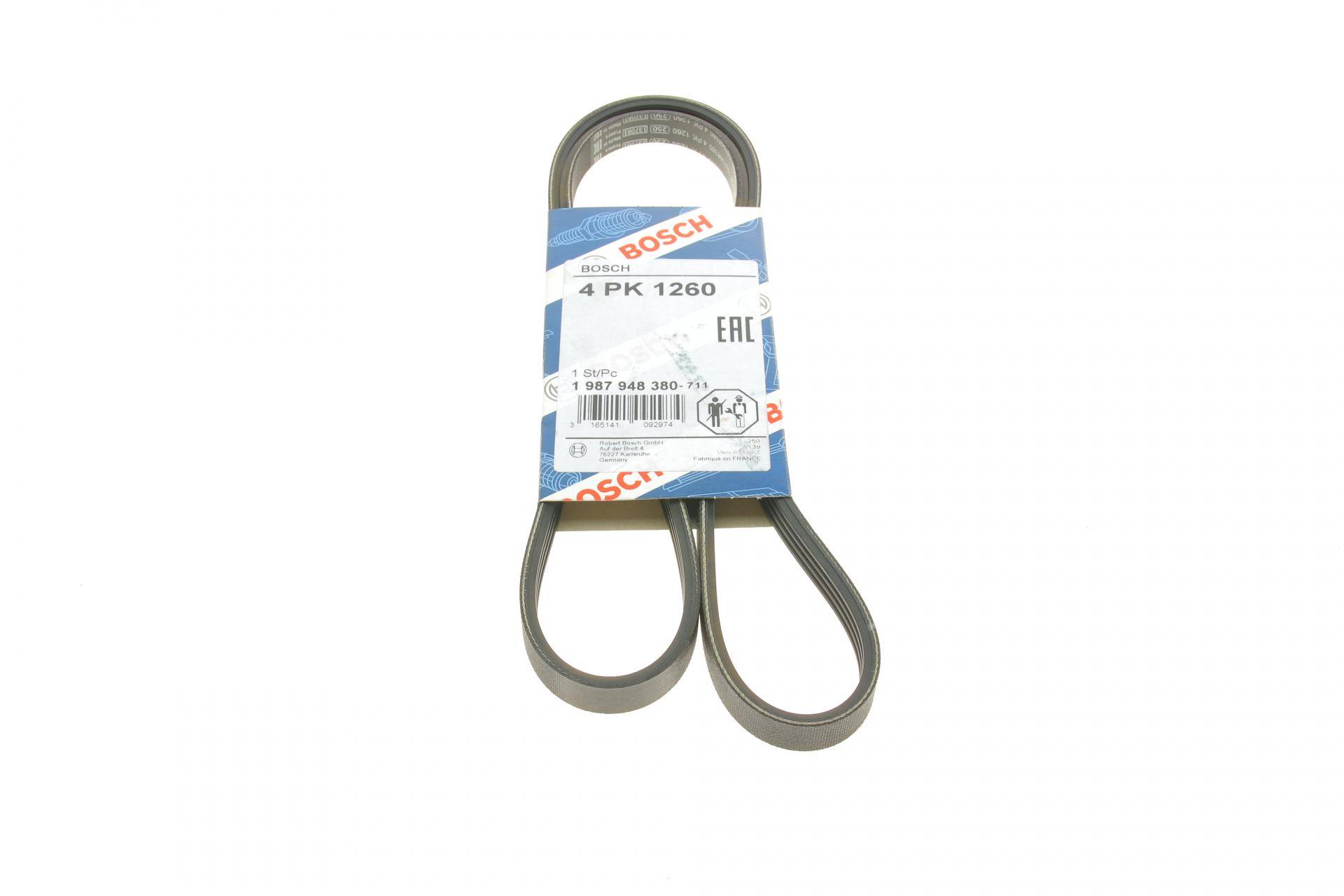 Ремінь генератора Renault Megane I 1.4-1.6i/e (+AC) 96-97/Land Rover Range Rover 92-94 (4PK1260)