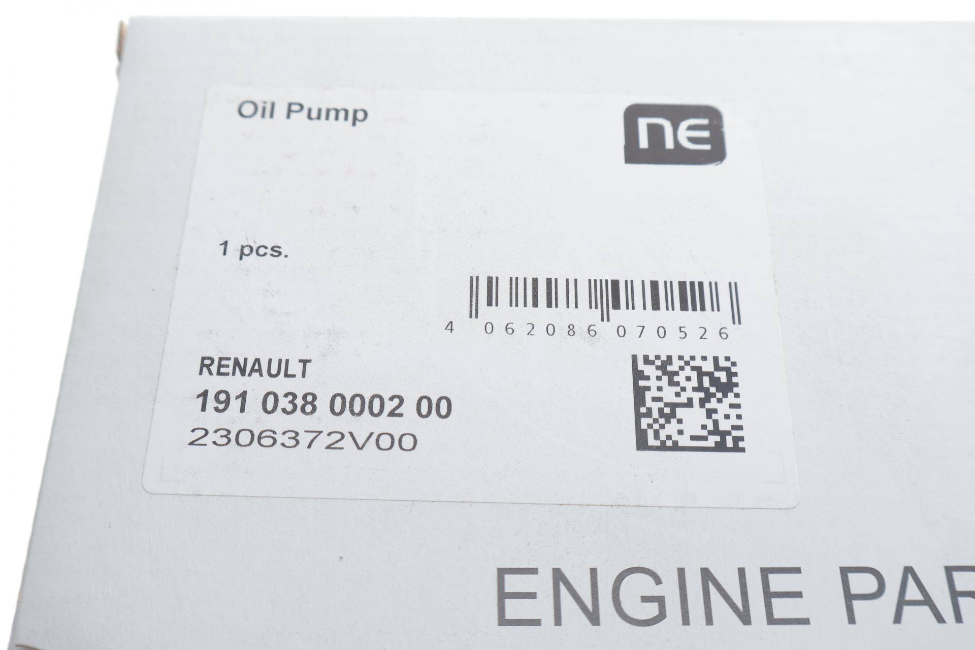 Насос масляний Renault Duster 1.5dCi 10- = 5338010000