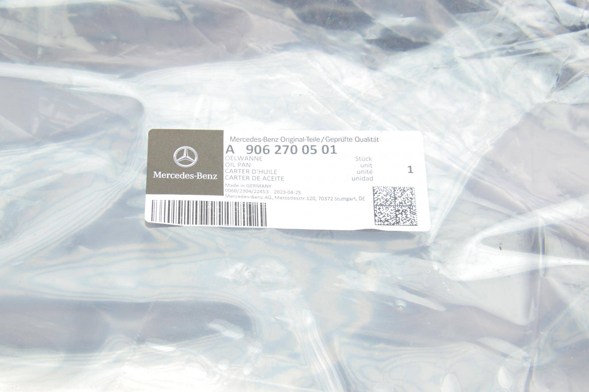 Оливозбірник (піддон) MB C-class (W204/205)/E-class (W212)/Sprinter (906)/Vito (W447) 04-