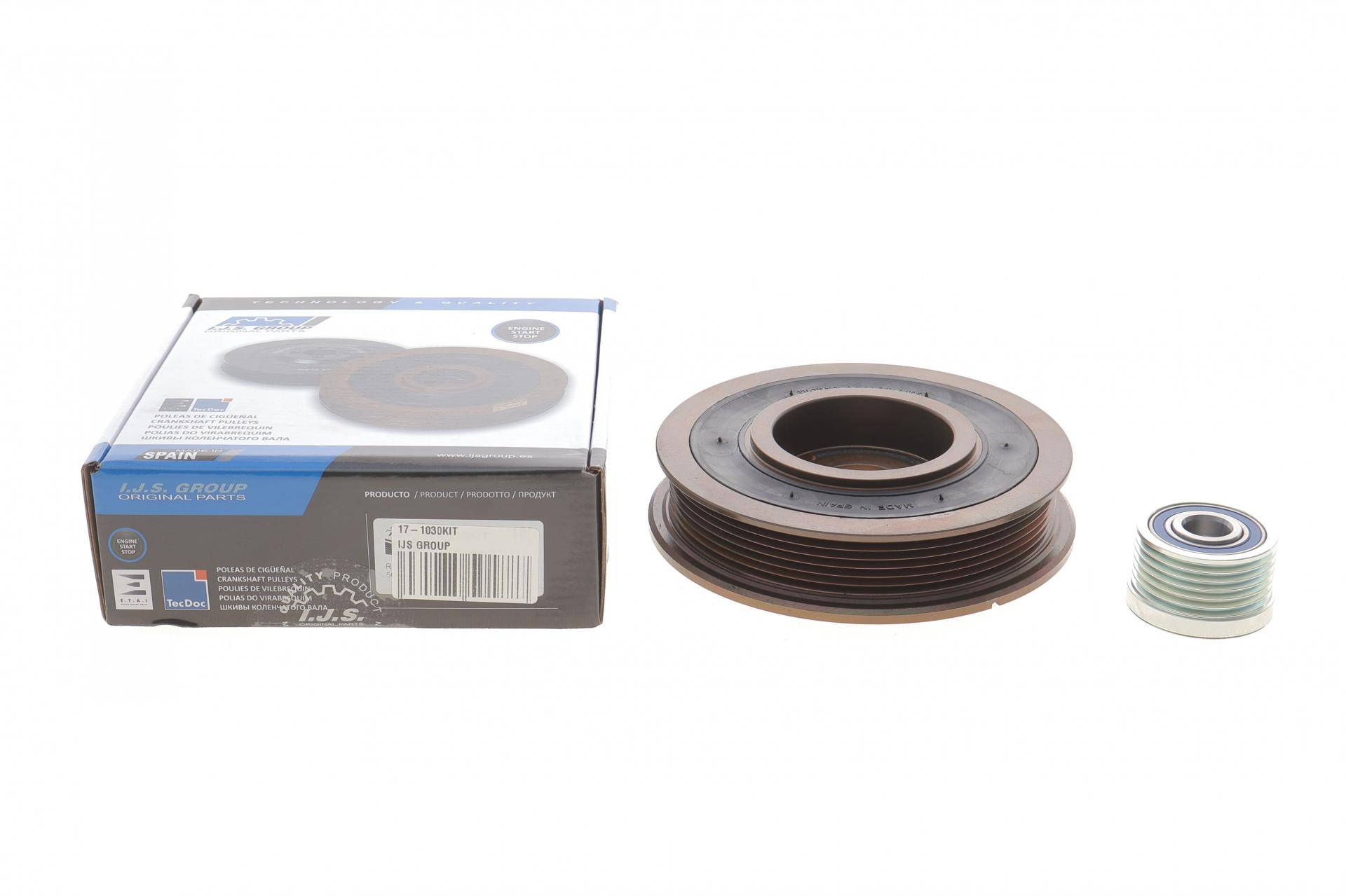 Шків колінвалу + шків генератора Opel Astra G/Vectra B 2.0/2.2 CDTI (6PK)