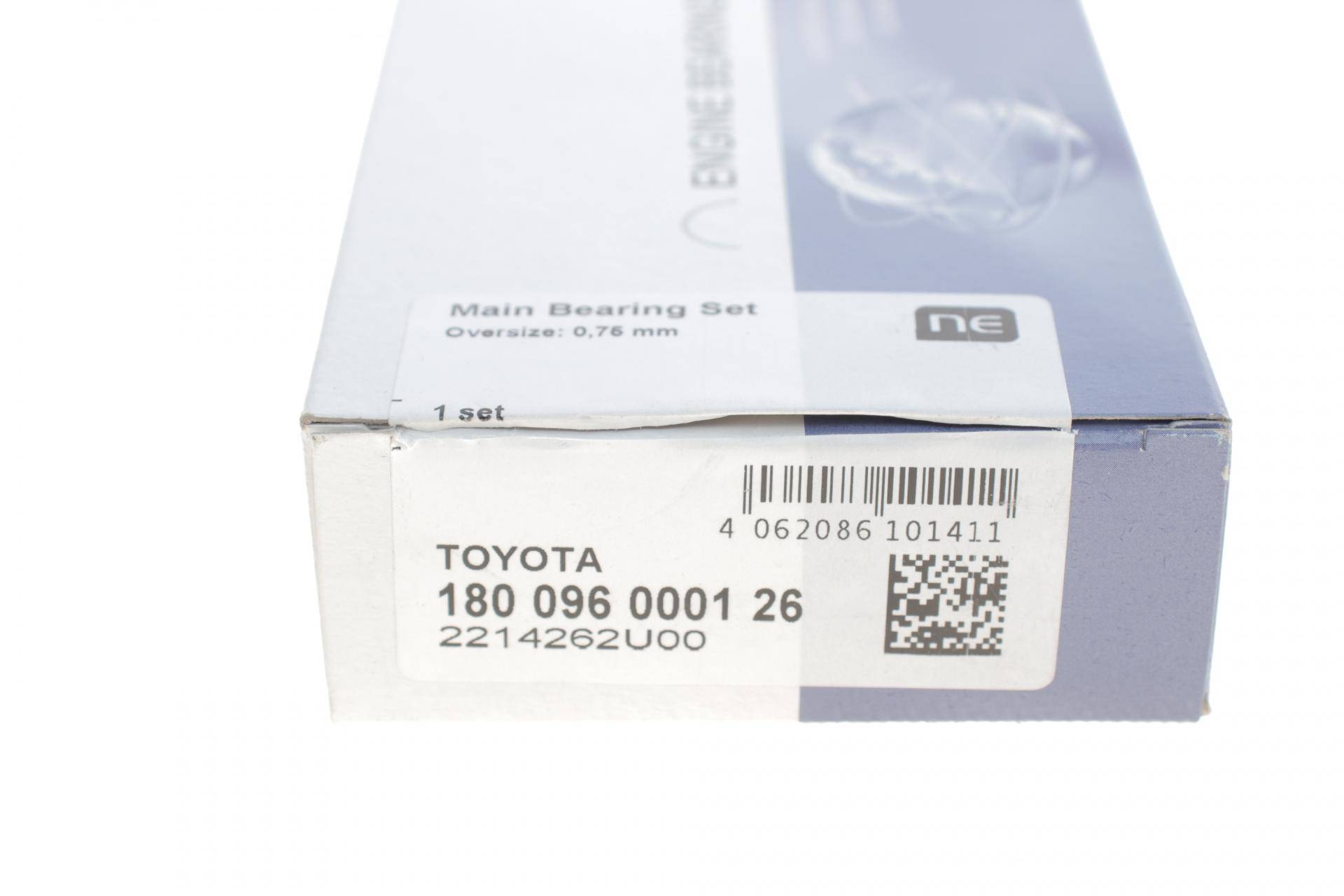 Вкладиші корінні Toyota Corolla/Starlet/Townace 1.0 (2K/4K/5K) 82-86 (+0.75) = 6096047500