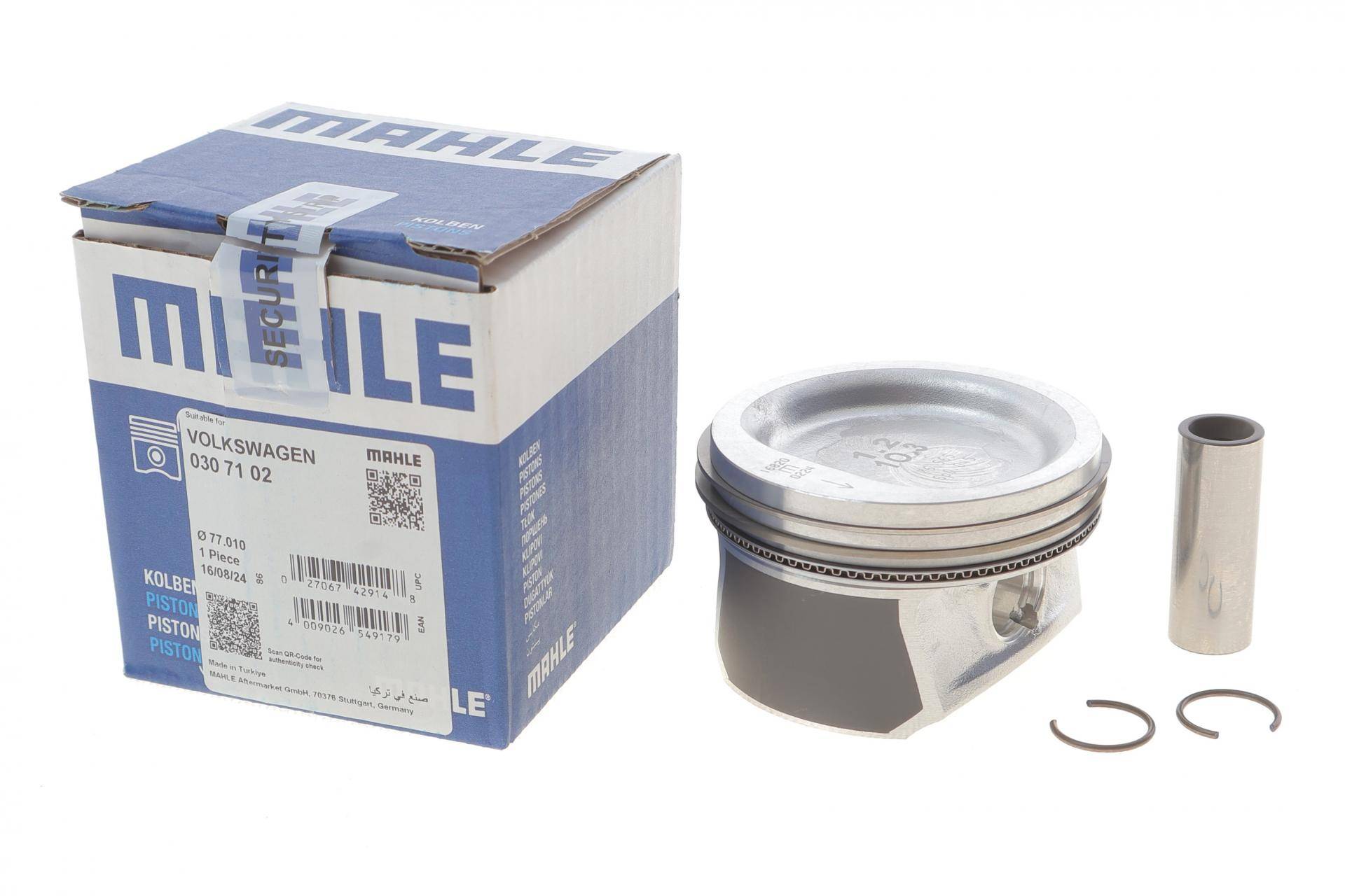 Поршень VW Fox 05-11/Polo 1.2 02-09 (77.01mm/+0.50)