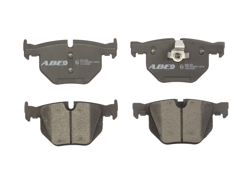 Задні дискові гальмівні колодки BMW 5 E60,6 E63, X5 F15, X6 F16 (2.0-4.4) 2001 - ABE