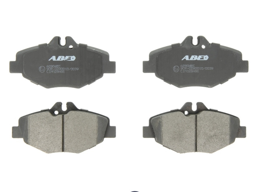 Передні дискові гальмівні колодки MERCEDES 210, 211, 212 1999- ABE