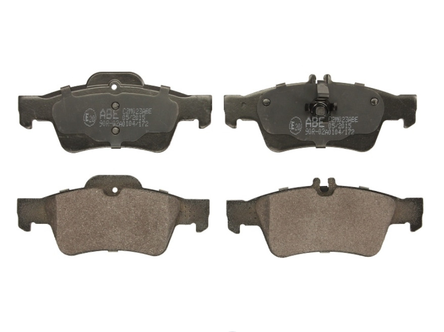 Передні дискові гальмівні колодки MERCEDES 203, 211, 212, 220 1998- ABE