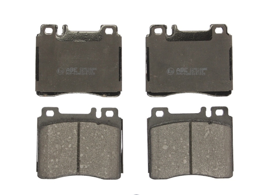 Передні дискові гальмівні колодки MERCEDES 140, W124 1985-1999 ABE
