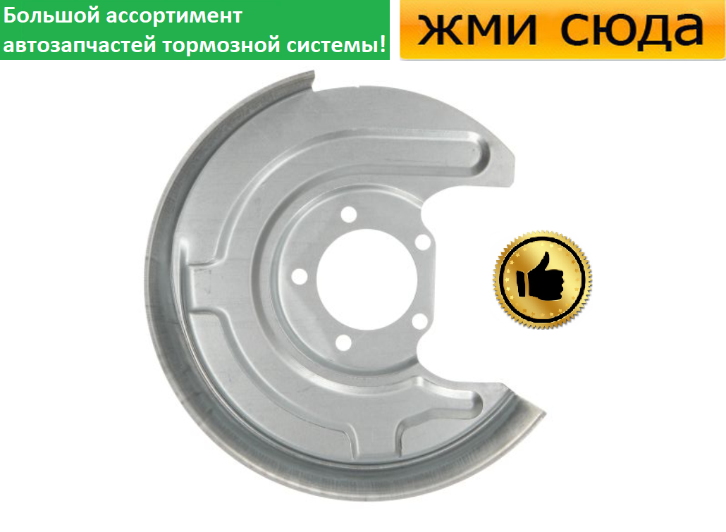 Захист гальмівного диска задній правий VW PASSAT B5, AUDI A6 C5, SKODA SUPERB - 1996-2008