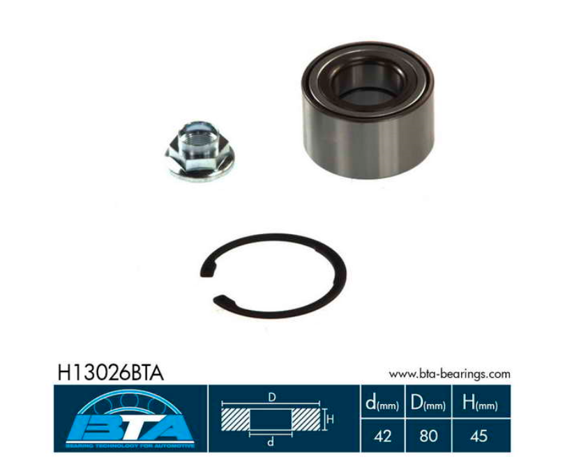Підшипник передньої маточини Мазда 3, 5, 6 - Mazda 3, 6 (1.4-2.5) 2002-